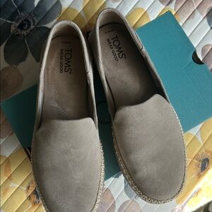 TOMS Beige Casual Slip-Ons